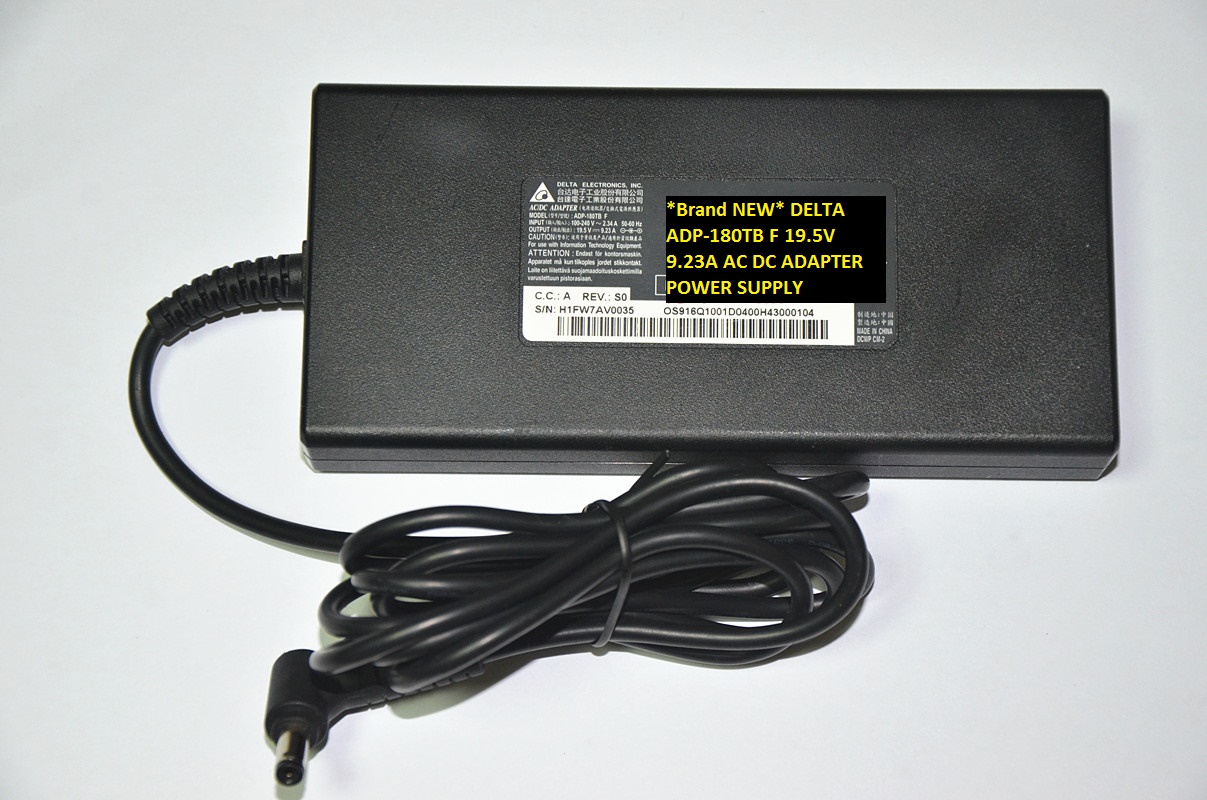 *Brand NEW* 19.5V 9.23A DELTA ADP-180TB F AC DC ADAPTER POWER SUPPLY